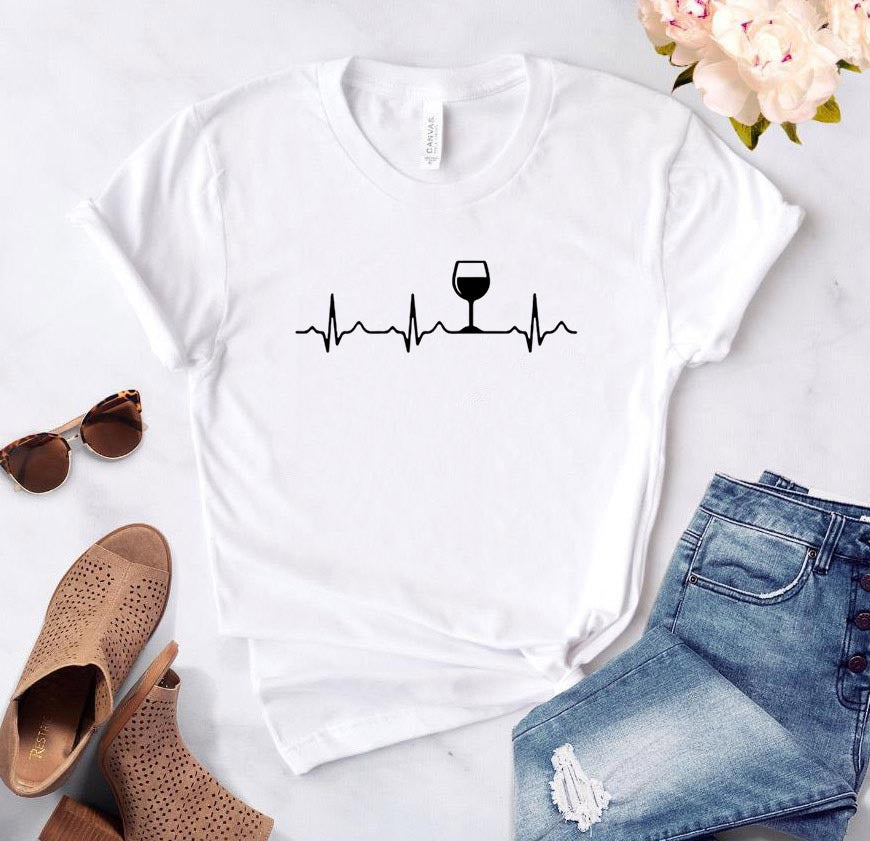 EKG Wine T-Shirt