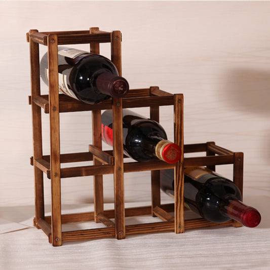 1PC Wood Wine Holder High Quality Solid Folding Racks