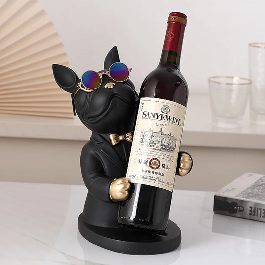 French Bulldog Wine Holder