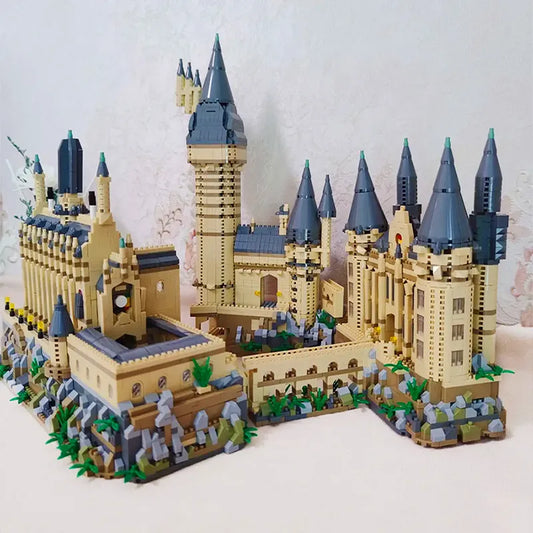6000+Pcs MOC Mini Building Blocks Sets Bricks Harry Potter Toys Gifts for Kids Children Adult Micro Size Magic Hogwarts Castle