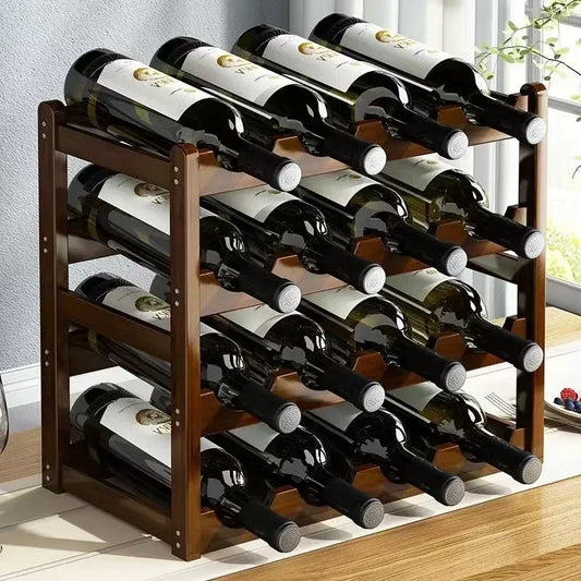 Wooden Wine Rack Display