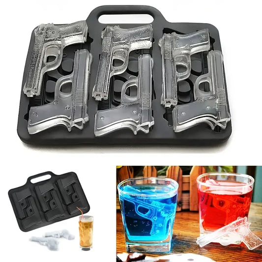 1pc Creative Ice Cube Tray, Whiskey Wine Ice Cube Molds, Ice Cube Maker, DIY Bar Accessories