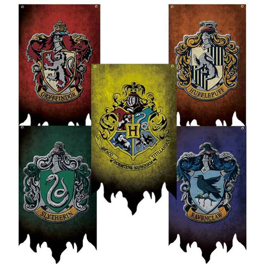 70*120cm Hogwarts School of Witchcraft Movie Harried Home Decor Hanging Flag Banner Party Decoration Bar Living Room Decoration