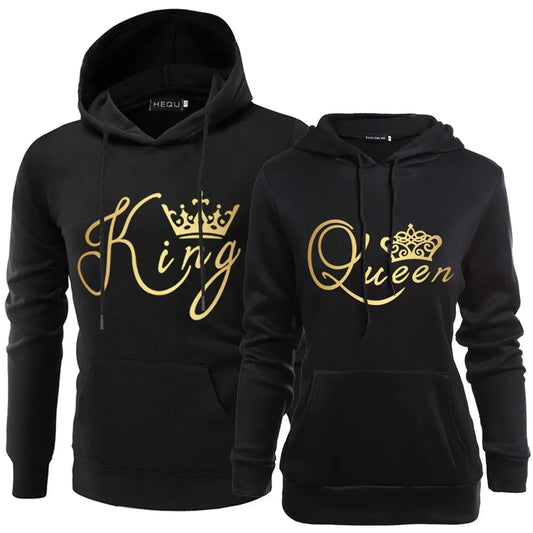 King and Queen Hooded Sweatshirt