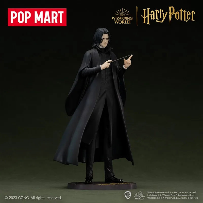21cm Popmart Harry Potter Anime Figure Severus Snape Draco Malfoy Magic Era Serie Statue Decoration Model Pendant Birthday Gift