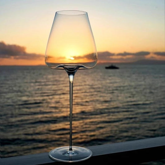 Boutique Ultra-thin Concave-convex Wine Glass Radian Wine Glass
