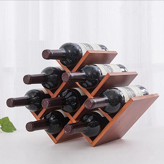 European Wooden Wine Rack